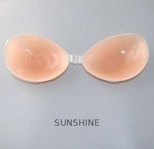 Reggiseno appiccicoso in Silicone opaco 3D spesso invisibile Push Up senza spalline <span class=keywords><strong>coppe</strong></span> reggiseno adesivo in Silicone <span class=keywords><strong>per</strong></span> ragazze donne - Product Image 4