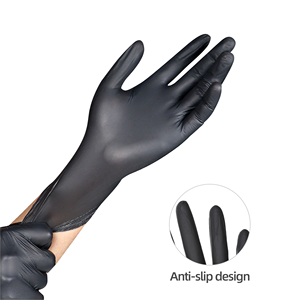 Găng Tay Nitrile Màu Đen Găng Tay Nitrile 6Mil Găng Tay Hình Xăm Hộp Y Tế Powderfree Guantes No Esteril Luvas De Nitrilo - Product Image 3