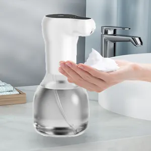 Bathroom Kitchen 2 Working Modes USB Rechargeable Touchless Foaming Kids Hand Soap Bottle 450ml Hands Free Soap Dispenser