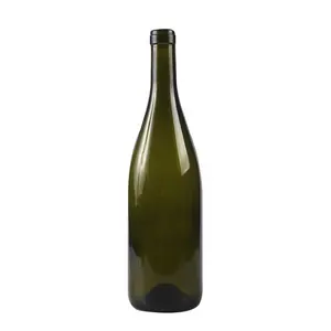 Trustworthy Manufacturer Recycled <strong>Wine</strong> Bottles 750 ml Glass champagne Bottle Packaging champagne Black Bottle - Product Image 1