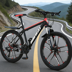 Vélo de montagne pour adultes, cadre en acier, frein à disque, 21 vitesses, pneus résistants à l'usure de 26 pouces, vélo de <span class=keywords><strong>cross</strong></span>-country en plein air - Product Image 2