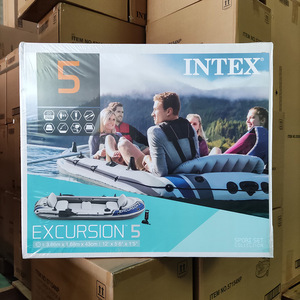 <span class=keywords><strong>INTEX</strong></span> 68325, ensemble de <span class=keywords><strong>5</strong></span> bateaux à rames, kayaks bon marché, grand <span class=keywords><strong>bateau</strong></span> de pêche gonflable en PVC - Product Image 6