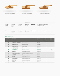 Sistema de ventana de inclinación y giro, con ranura K, tipo bisagra, a buen <span class=keywords><strong>precio</strong></span> de fábrica - Product Image 2