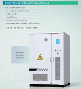 Gabinete de Baterías para Almacenamiento de Energía Comercial, Alta Seguridad, Certificación EMS y CE, Sistema de Baterías LFP para Red Eléctrica, IP54 - Product Image 2