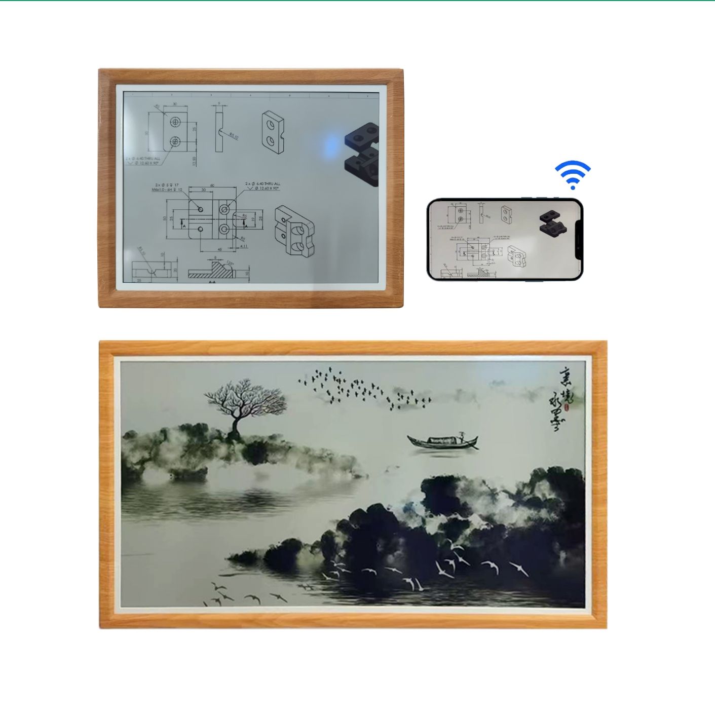 โลหะสีเหลืองลายไม้