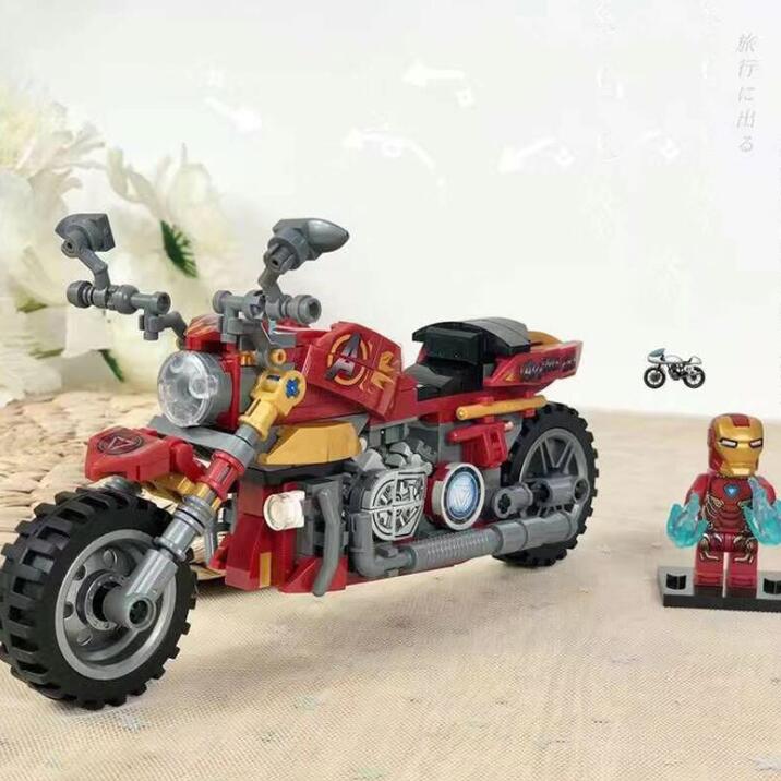 Wholesale cheap high quality adult children's puzzle toy motorcycle locomotive model children's puzzle assembly toy boy gift