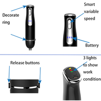 Mixeur à main rechargeable 3 en 1, mixeur à main multifonctionnel commercial