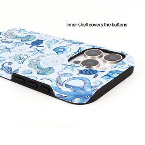 Vendita calda perla Ocean custodia del telefono per <span class=keywords><strong>iPhone</strong></span> 17 16 Plus 15 Pro Max IMD sfondo bianco <span class=keywords><strong>Cover</strong></span> posteriore per cellulare eleganti ragazze carine - Product Image 5