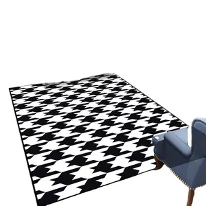 现代办公室客厅地毯二手聚酯地毯定制印花地毯和地毯