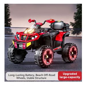 Premium Electric Children's Car Music Control <b>USB</b> MP3 <b>Player</b> Educational Features ABS Plastic 4-Wheel Ride-On Toy Battery 12V - Product Image 4