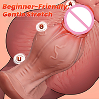 Gelance – Plug anal réaliste et souple en silicone liquide, étanche, pour femmes et hommes, stimulation du point G et de la prostate