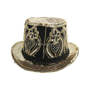 Sombrero de fiesta de hombre ardiente de lentejuelas de <span class=keywords><strong>Halloween</strong></span> y Carnaval para decoraciones festivas - Product Image 5