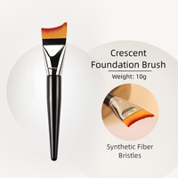 Pinceau à maquillage en poils d'animaux naturels de luxe, tube en aluminium, manche en bois massif, pinceaux à maquillage professionnels