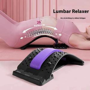 Alat pijat akupuntur, terapi pereda nyeri bawah, pijat akupuntur, alat pendukung traksi Lumbar elastis leher portabel - Product Image 3