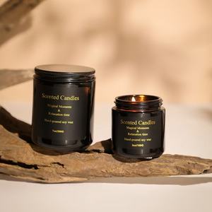 Bougie aromatique romantique haut de gamme, cire de soja, pot en verre, parfum floral frais pour chambre à coucher, salon, artisanale, barres Diwali - Product Image 3