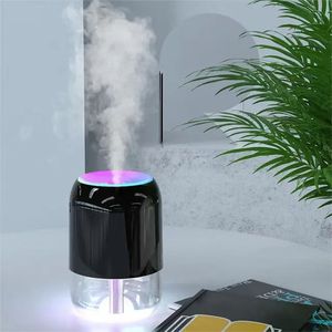Xách tay siêu âm độ ẩm không khí với ánh sáng ban đêm USB đầy màu sắc Mist Maker hương thơm tinh dầu khuếch tán cho nhà văn phòng xe - Product Image 5