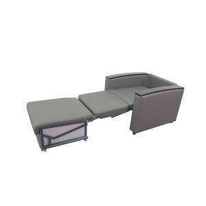 Chaise d'accompagnement hospitalière ORP-CAC10, lit pliant, chaise d'accompagnement <span class=keywords><strong>médical</strong></span> professionnelle avec roulettes - Product Image 3