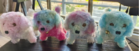 Jouet pour chien en peluche électrique à poils bouclés simulés qui marche, aboie et fait bouger sa queue, jouet pour enfants, jouet en peluche