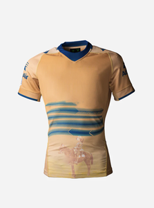เสื้อรักบี้วันแอนแซค ปาร์รามัตตา อีลส์ ปี 2026 สำหรับผู้ชาย พิมพ์ลายแบบซับลิเมชั่น สีส้ม-น้ำเงิน ลายทาง แขนสั้น ยูนิเซ็กซ์ ระบายอากาศได้ดี ผลิตจากโพลีเอสเตอร์ - Product Image 6