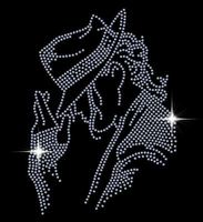 Prince pour T-Shirt Nouveau produit Mode Rock Strass Transfert de chaleur