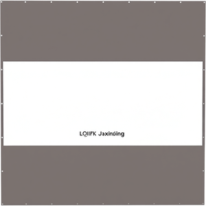 Tenda a Pannelli in PVC Trasparente Resistente da 18 Oz, Impermeabile, per Privacy in Gazebo e Pergole - Product Image 1