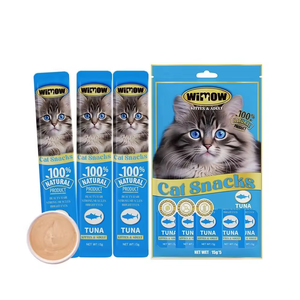 WIMOW Fábrica al por mayor deliciosos bocadillos para gatos nutritivos comida húmeda para gatos golosinas para <span class=keywords><strong>mascotas</strong></span> bocadillos atún natural pollo comida húmeda para gatos - Product Image 2