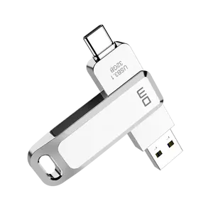 64GB OTG 회전 USB 3.0 플래시 드라이브 U 디스크 스토리지 유형 C 로고 PD168