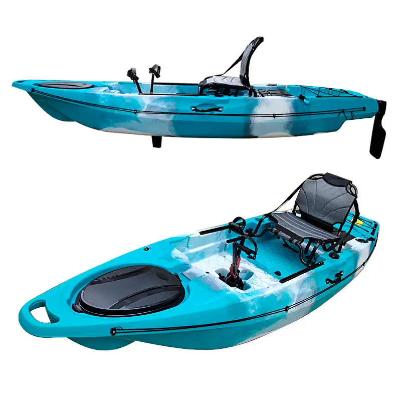 11ft Tarpon elica con pedale pesca surf crociera plastica roto-modellata 1 persona elica per adulti barche a remi RY Kayak