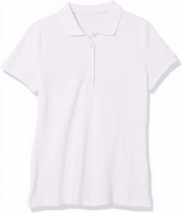 Custom Womens Short Sleeve for <b>Shirt</b> Cotton Breathable Fleece Knitted Golf Casual Regular Fit Turn Down Collar Summer Plaid Top - Product Image 3