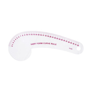 Regla curva de plástico Vary Form Curve Rule 12-232 para la creación de patrones y diseño de prendas. - Product Image 3