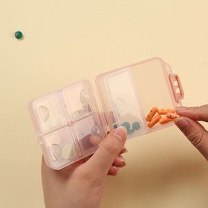 6 Grid Pill Organizer Portable Medicine Storage Box <b>for</b> Daily Use <b>Tablet</b> Storage <b>Containers</b> - Product Image 3