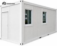 Maison préfabriquée moderne extensible de 20 pieds, maison mobile pliable, cabane portable