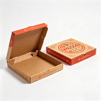Boîtes à pizza personnalisées Emballage en carton ondulé écologique pour la livraison et les plats à emporter Solutions d'emballage pour pizza durables et personnalisables