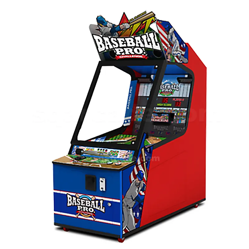 Coin Operated Classic street Baseball PRO CHALLENGE TICKET ARCADE GAME