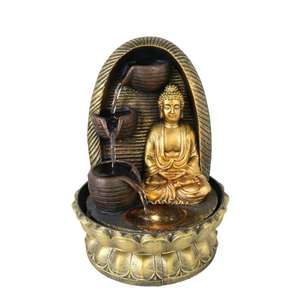 Offre Spéciale décoration de la maison petit YayBuddha indien <span class=keywords><strong>bouddha</strong></span> <span class=keywords><strong>fontaine</strong></span> de table d'eau en Base en plastique polyrésine Durable - Product Image 1