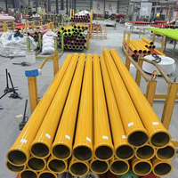 Pipa Pengiriman Beton Lurus DN125 DN150, Panjang Standar 1m/2m/3m untuk Schwing/Putzmeister