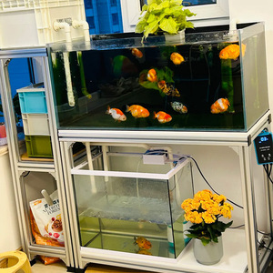 Aquarium Stand Aluminum Profile Cabinet Aluminum Alloy Frame Rectangle Durable Multipurpose Custom DIY Assembly - Product Image 1