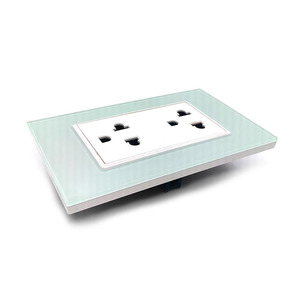 Thuận tiện điện cắm điện sạc đựng vòng 6 lỗ chúng tôi tiêu chuẩn Acrylic tấm Tường Ổ cắm ổ cắm nhà Máy Giá - Product Image 6