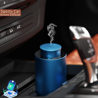 DANQ vente en gros salle de bain Mini Portable en alliage d'aluminium diffuseur de parfum électrique Logo personnalisé voiture Air aromathérapie diffuseur Machine