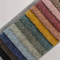 Tissu chenille tissé 100% polyester de haute qualité avec motif uni, résistant à l'abrasion, pour la décoration de canapé et de la maison