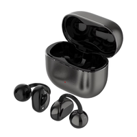 Nouveau casque sportif sans fil Q16 OWS à clip d'oreille, Bluetooth V6.0, IPX4, contrôle tactile, faible latence 8D, LED, pour la course et la gym