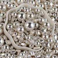 500g Groß packung Bunte süße Zucker bonbons Streu sel Kuchen Dekoration Essbare Gold Silber Perlen Zucker perle Streu sel