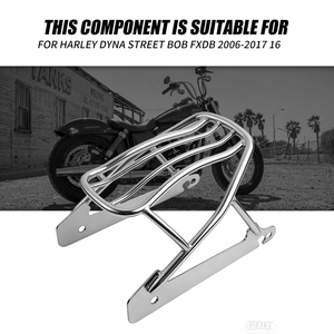 Venta al por Mayor de Fábrica - Portaequipajes Trasero Universal Cromado para <span class=keywords><strong>Harley</strong></span>-<span class=keywords><strong>Davidson</strong></span> Street Bob/<span class=keywords><strong>Super</strong></span> <span class=keywords><strong>Glide</strong></span>/<span class=keywords><strong>Dyna</strong></span>/Street Bob - Product Image 5