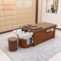 Lit de shampooing pour spa thaïlandais populaire avec bassin pour les soins des pieds