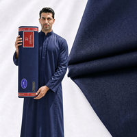 Tela de poliéster y viscosa TR 80/20 de 300 g/m², tejido de sarga, tela para trajes musulmanes, tela para trajes árabes, tela ecológica para thobe árabe.