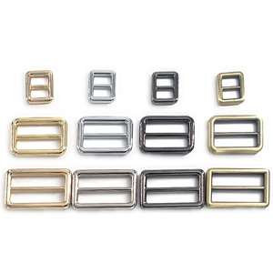 Oferta Caliente: Hebillas Deslizantes Ajustables con Anillo Cuadrado para Cinturones, Herrajes de Cuero, Hebillas Metálicas de Aleación de Zinc, Accesorios - Product Image 1