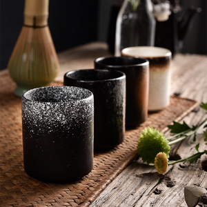 Japanische Art Keramik kleine Espresso tassen Retro Porzellan Spirituosen Verkostung Tee Sake Cups Keramik Wasser Mate Becher - Product Image 4