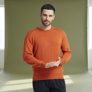 Ropa de Punto Teñida con Hilo de Lana Merino 100% Ultrafina de Manga Larga para Hombre PAOLO NERO, Calidad Italiana, Cuello Anti-Pilling, Invierno, ODM - Product Image 2