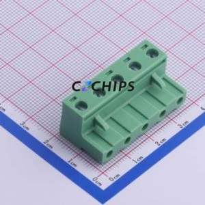 KF2EDGK-7.62-5P Plug-in Terminal Block P=7.62mm Connector ( Connector Type: Plug )( Construction: 1x5P )( Pitch: 7.62mm ) - Product Image 1