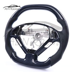 Volante de Fibra de Carbono Híbrida Negra para Infiniti G25 G37 G35 EX35 EX37, Perilla de <span class=keywords><strong>Cambio</strong></span> Personalizada y Palanca de Cambios - Product Image 3